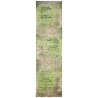 Cazaris Orientteppich , Grün , Textil , Abstraktes , rechteckig , 80x200 cm , für Fußbodenheizung geeignet, in verschiedenen Größen erhältlich, antistatisch , Teppiche und Böden, Teppiche, Orientteppiche