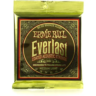 Ernie Ball Everlast Medium Light Coated 80/20 Bronze