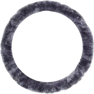 IWH IWH, Lenkradbezug (L x B x H) 350 x 350 x 40 mm Echtes Lammfell Anthrazit 35 - 41 cm