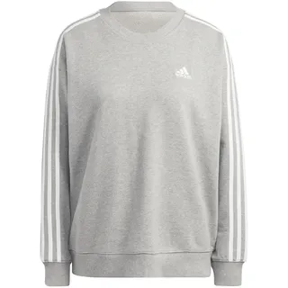 Adidas Essentials Sweatshirt Damen medium grey heather/white S