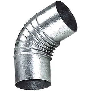 EXOJO Wolfpack 22010122 Winkelrohr für Ofen, 45 Grad, verzinkt, 110 mm