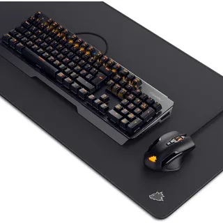 Titanwolf Tastatur-, Maus- und Mauspad Spar Set, Mechanisches Keyboard, Mouse & Mousepad Gaming Set - Schwarz