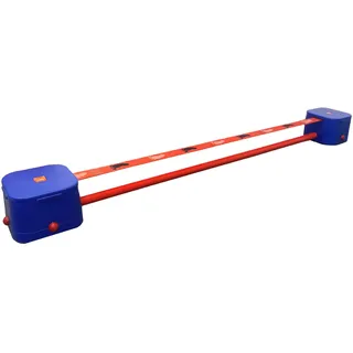 Slackline für Kinder, zur Entwicklung von Gleichgewicht und Koordination, Blau und Rot