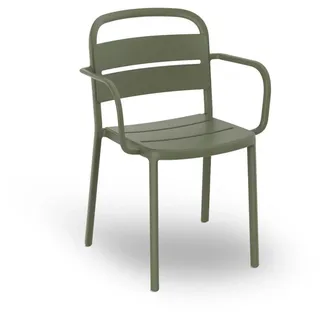 Resol Como Gartenstuhl mit Armlehnen  Grün  One Size