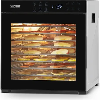 Vevor Dörrautomat 10 Silber