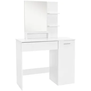 ML-Design Schminktisch Weiß , Holzwerkstoff , 38x138x90 cm, , Schlafzimmer, Schminktische