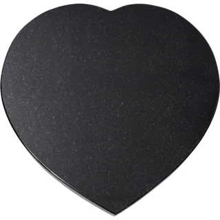 Grab-Schmuck Herz Granit Schwedisch Black