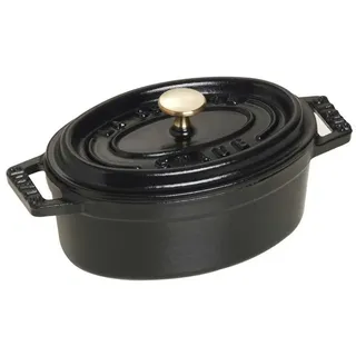 Staub Eisen Mini Ovaler Gusseisen-bräter 250 Ml - Black - One Size