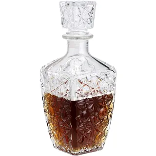 MDLUU Spirituosendekanter aus Glas, Whiskey-Dekanter mit luftdichtem Verschluss, Likör-Dekanter für Bourbon, Brandy, Rum, Scotch, 800 ml