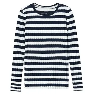 Name It Stricktop »NKFLILLO LS SLIM TOP NOOS«, blau