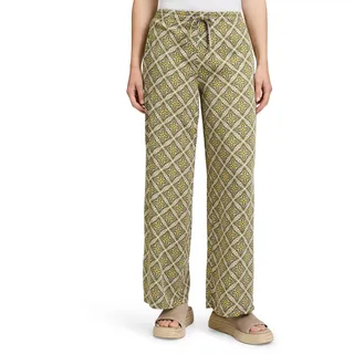 Cartoon Palazzohose mit Gummizug bunt