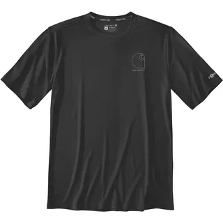Carhartt Force Sun DefenderTM Relaxed-Fit, T-Shirt - Schwarz - S