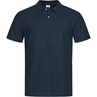 Stedman ST3000 | Herren Poloshirt-Piqué 100 - Farbe: Blue Midnight - Größe: 3XL - Blau