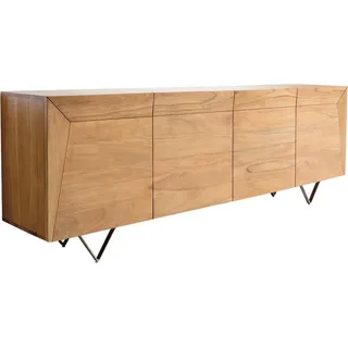 DeLife Sideboard Kayu 200 x 70 x 40 cm akazie natur / braun
