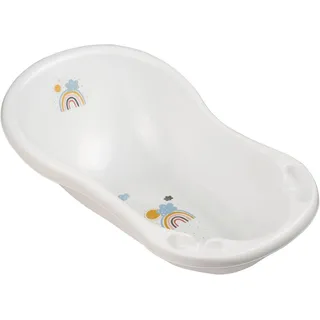 KEEEPER Babybadewanne »Maria Rainbow, mit Stöpsel, Made in Europe, weiß