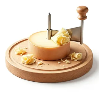 Käsehobel für Tète de Moine Käse und Schokolade, Rund Käseschaber Käsehobel, tete de moine hobel - holz