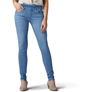 Lee Damen Sculpting Slim Fit Skinny Leg Pull On Jeans, Larkspur, S EU