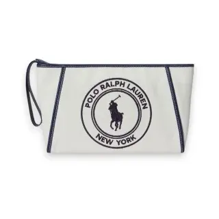 Polo Ralph Lauren für Damen. 427P14288001 Handtasche Polo Play aus weißem Segeltuch (OSFA), Lässig, Baumwolle