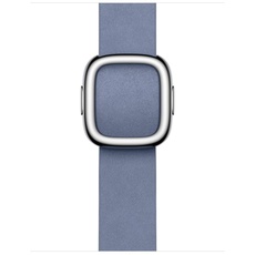 Bild Feingewebe Armband mit moderner Schließe Large für Apple Watch 41mm lavendelblau (MUHD3ZM/A)