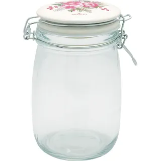 Greengate Vorratsglas CHARLINE Weiß 1L - Weiß