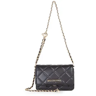 Valentino Ocarina Umhängetasche Kunstleder Black