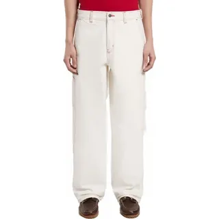 DICKIES – Loose Denim Painter Jeans für Herren – Größe 32 - Weiß