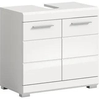 xonox.home Midischrank Scout Weiß Hochglanz ca. 60x56x34 cm