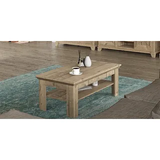 Couchtisch Wohnzimmertisch Ziertisch Landhaus Bramberg Fichte 120cm - Braun