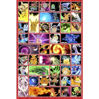 ABYstyle / POKEMON Poster Moves (91.5x61cm) – Plakat