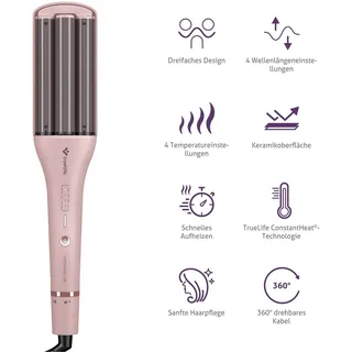TrueLife HairWaver W6 Lockenwickler dreifach für das Haar 1 St.