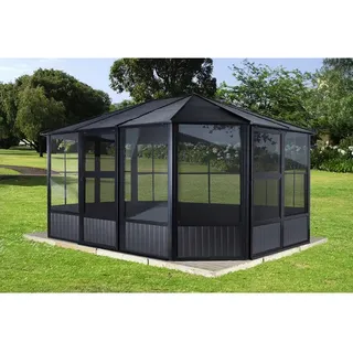 Sojag Charleston 3,84 x 3,84 m Grau