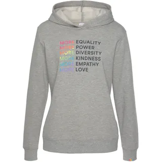 LASCANA Pride Hoodie Grau Melange 36/38