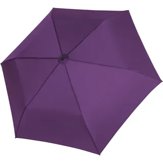 Doppler zero99 Manuell Unglaublich Leichter Taschenschirm royal purple,