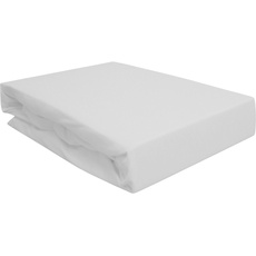 Arle-Living Spannbettlaken für Wasserbett Boxspringbett oder Übergrößen 180x200-200x220 cm - hochwertige 190 gr/m2 - breites Farbsortiment(weiß/White/Blanc)