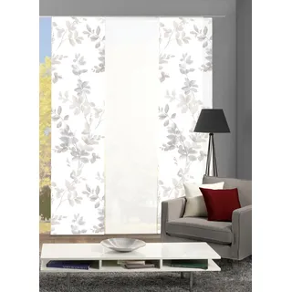 Schiebegardine HOME WOHNIDEEN "3er SET" Gr. 1, beige (sand), B:60cm H:245cm, Polyester, Gardinen, Schiebegardine, Schiebevorhang Digidruck 3er Set AYLA