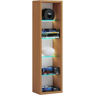 VCM Holz CD DVD Stand Deko Regal Rasato L