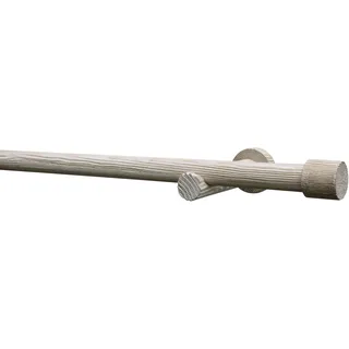 Schöner Wohnen Gardinenstangenset Mira 1-Lauf 25 mm« Castell-Eiche 160 cm FSC®