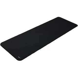 Amazon Basics Yogamatte, rutschfest, extra dick, Pilates-Gymnastikmatte, 183 x 61 x 1 cm, Schwarz