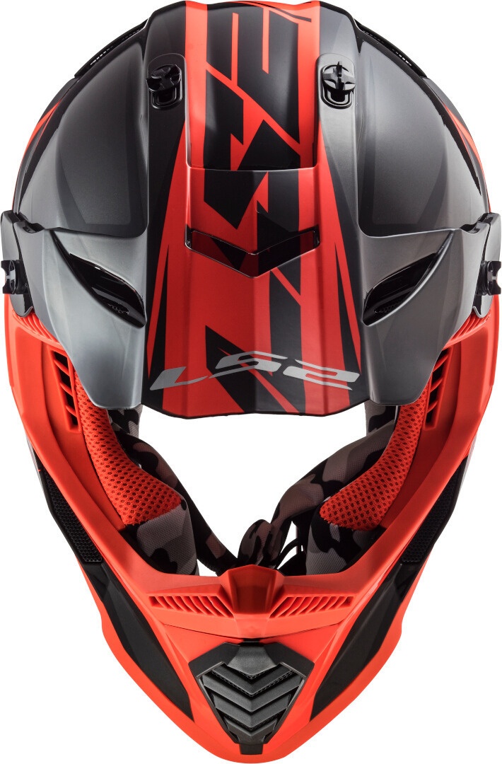 Bild von MX437 Fast Evo roar matt black red