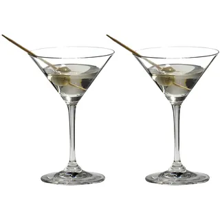 RIEDEL Vinum Martini, 2er Set, klares Kristallglas, premium maschinell gefertigt