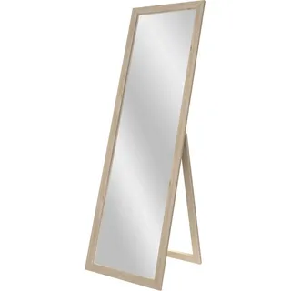 Dekospiegel , Eichefarben , Holz, Glas , rechteckig , 46x146 cm , Fsc, Made in Eu , Ganzkörperspiegel , Kleinmöbel