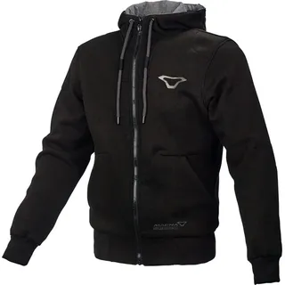 None Macna Nuclone Motorrad Zip Hoodie, schwarz, XL - Schwarz