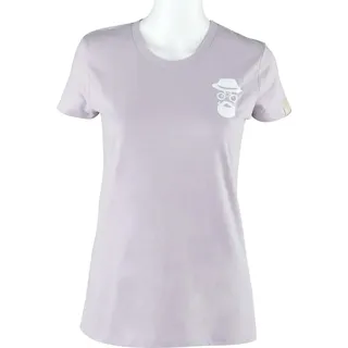 Excelsior T-Shirt T-Shirt Damen Größe M staubiges Lila - Weiß