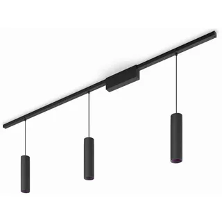 Philips HUE Schienensystem , Schwarz , Metall , F , 171.5x28.8x2.6 cm , Smartphone-Steuerung , Lampen & Leuchten, Innenbeleuchtung, Schienensysteme
