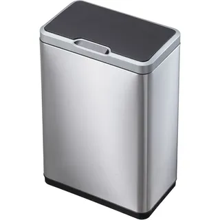 EKO - Mirage Sensor Abfalleimer 45 Liter - Stainless steel Plastic - Matt Edelstahl, Schwarz - Silber