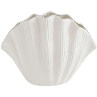 Muschelblumenvase, Muschelvase,Moderne Muschel-Keramik-Blumenvase - Boho-Blumenvasen für Wohndekoration, Keramikvase für Tisch, Wohnzimmer-, Bücherregal-