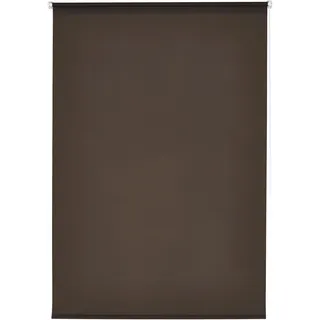 Seitenzugrollo K-HOME "Klemmfix-Rollo" Gr. 4, braun (schoko), B:70cm H:150cm, Polyester, Rollos, Seitenzugrollo, 1 Stück