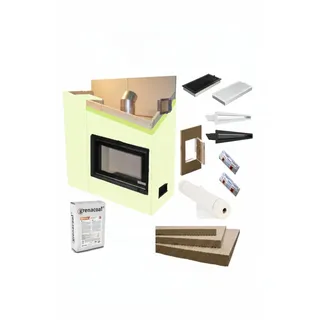 Kaminverkleidung Kaminbausatz - Komplett Öko SET 1