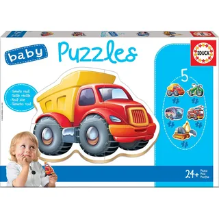 Educa Baby Puzzles Fahrzeuge 2x2/2x3/4 Teile