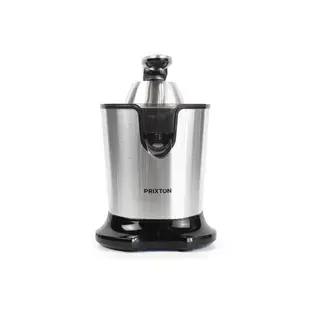 PRIXTON Elektrische Orangenpresse JuicerXP4 | 300 W, Fassungsvermögen 270 ml, Edelstahl - Grau